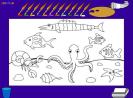Deniz Canlılarını Boyama Oyunu